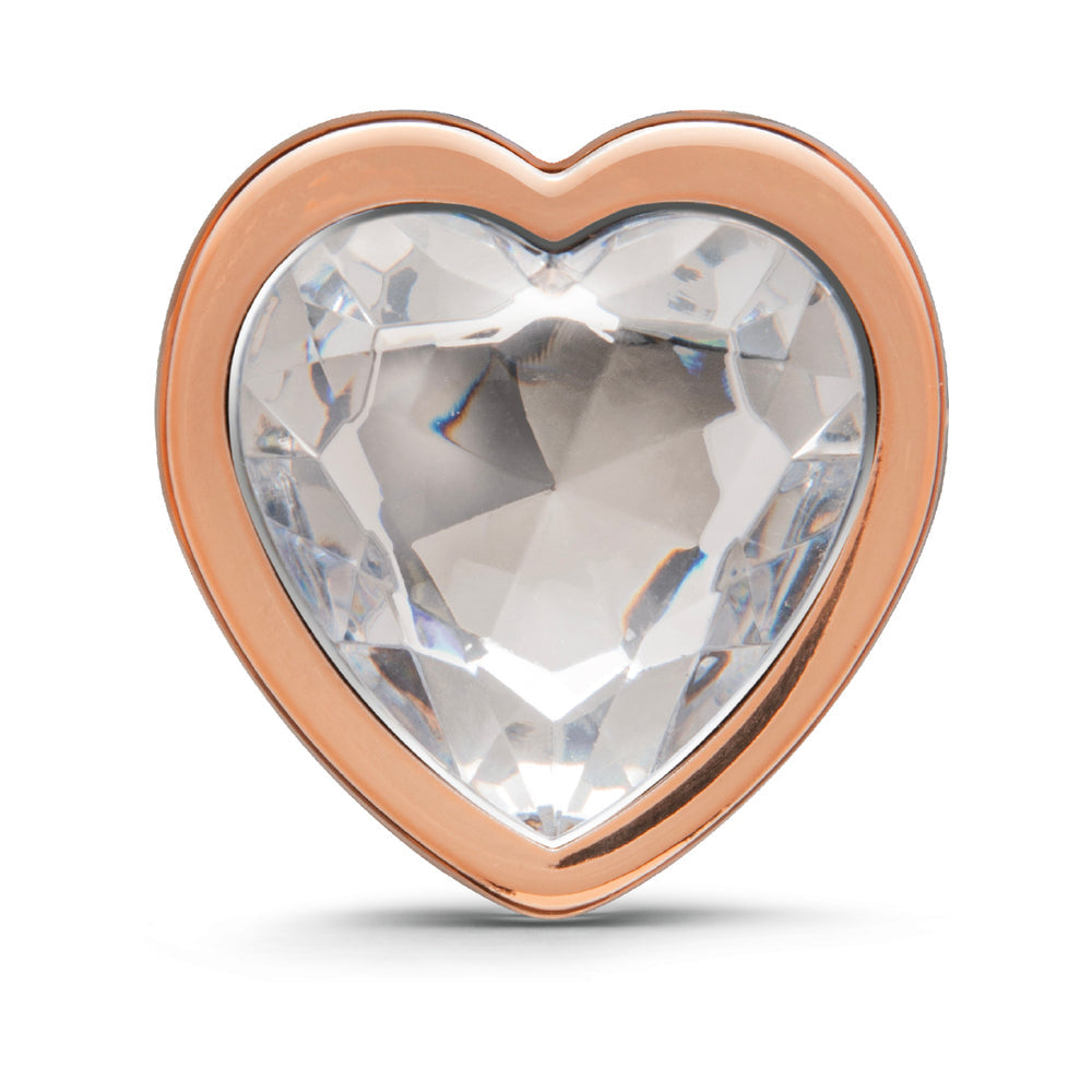 B-vibe Essentials 2-piece Jewel Hearts Anal Training Set heart-shaped jewel plug