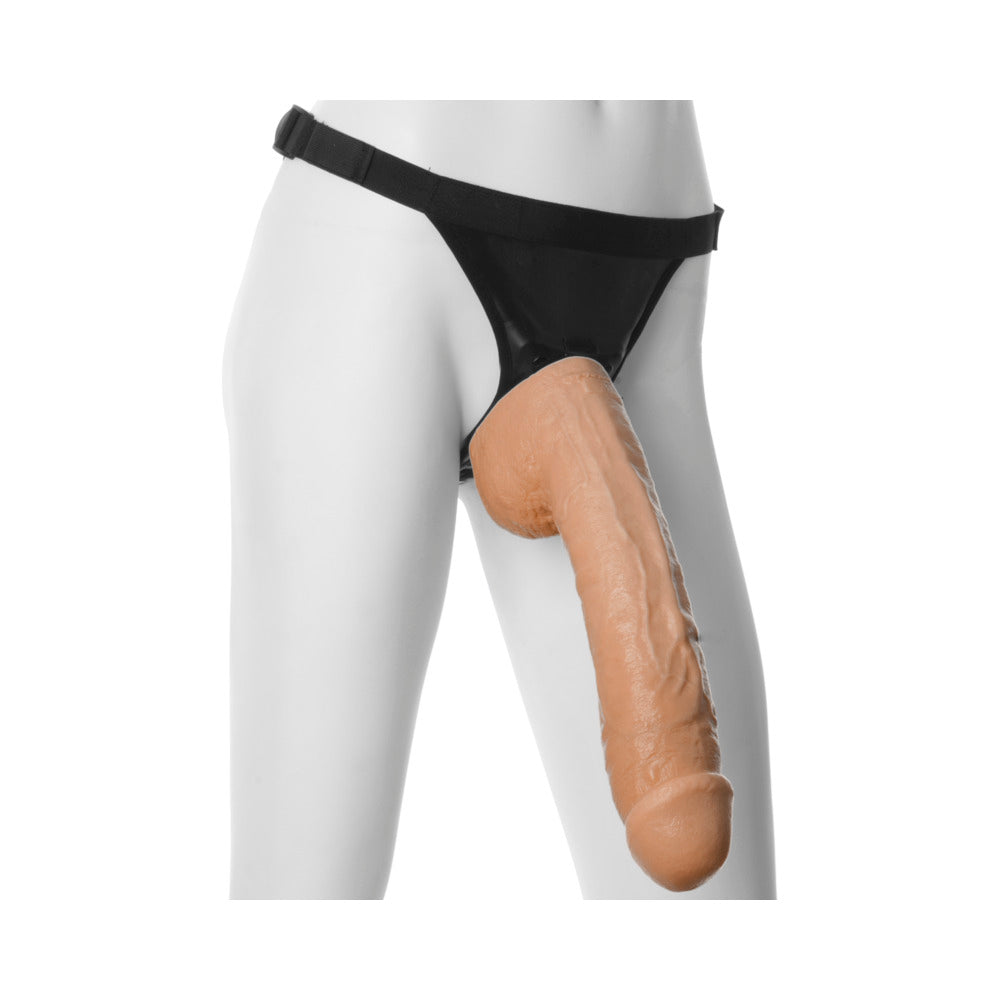 Vac-U-Lock - Realistic Hung White Dildo