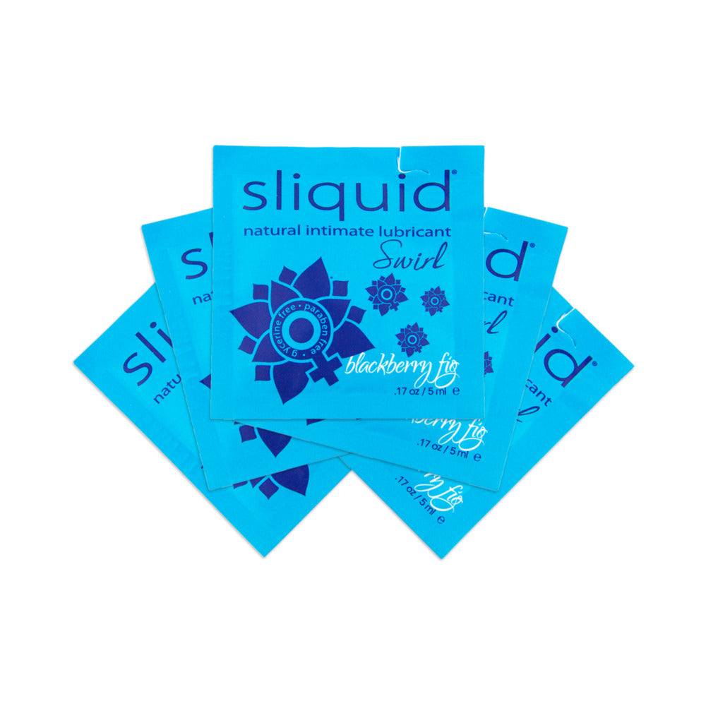 Sliquid Swirl Blackberry Fig Lube Pillows 0.17 Oz 200 Pack