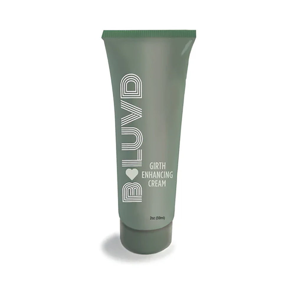 B-luvd Girth Enhancing Cream 2 Oz tube with a modern design and bold lettering.
