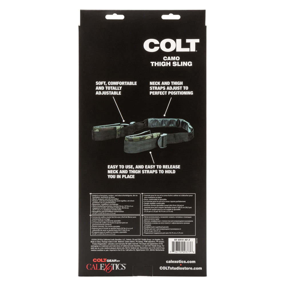 Colt Camo Thigh Sling Adjustable Position Aid - Image 2