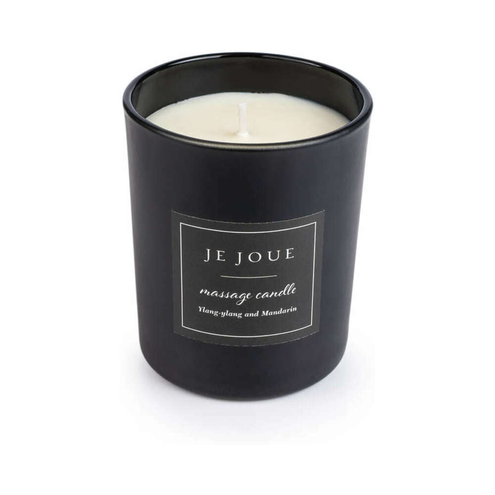 Je Joue The Naughty Collection 4-piece Gift Set with massage candle featuring Ylang-ylang and Mandarin scent.