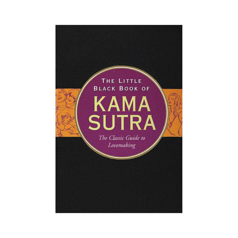 Cover of the Little Black Book Of Kama Sutra, featuring a classic guide to lovemaking.