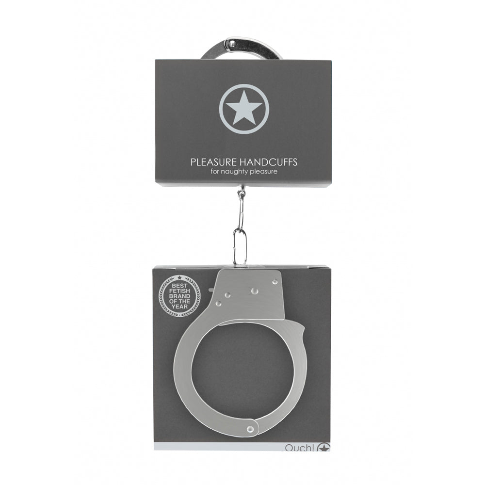 Ouch Pleasure Handcuffs Metal Quick-Release
