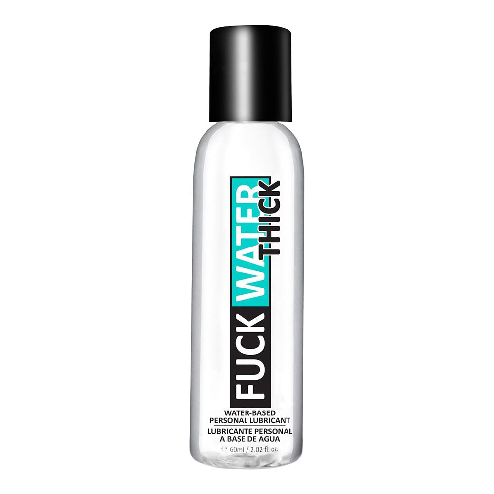 Fuck Water Thick Clear Water-based Lubricant 2 Oz bottle for enhanced glide and comfort.