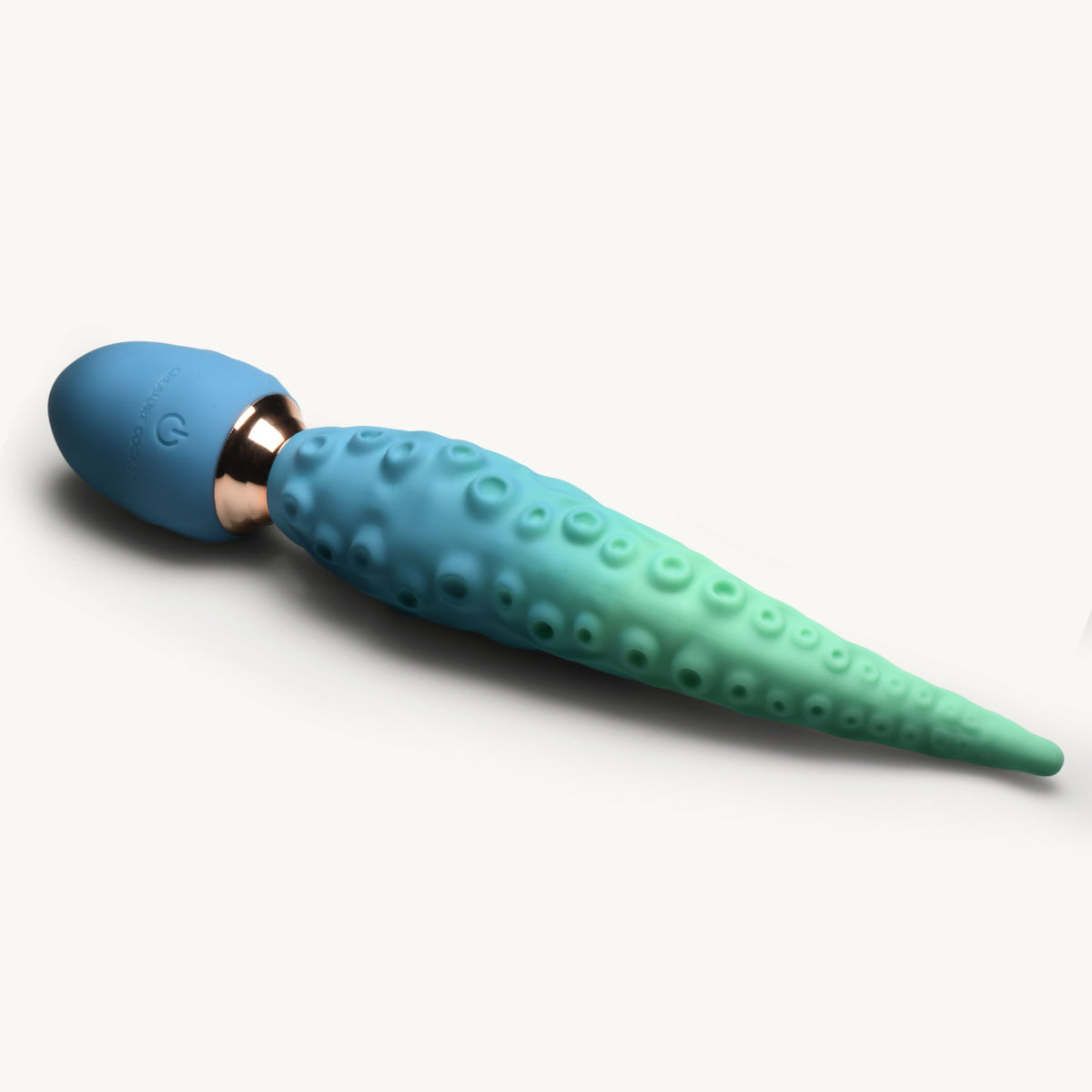 Creature Cocks Deep Squirmer Squirming Silicone Vibrator with tapered shaft and bulbous head for versatile stimulation.