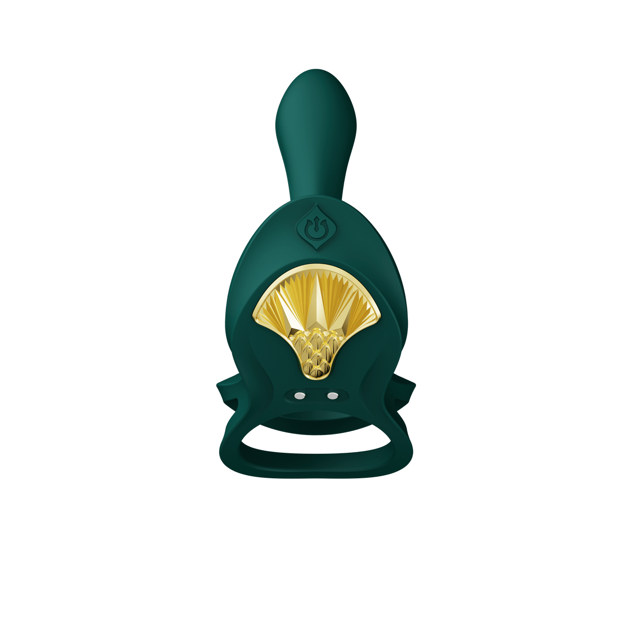 ZALO Bayek Vibrating Couples Ring in Turquoise Green with 8 Vibration Modes, Waterproof Design, and USB Rechargeable Battery