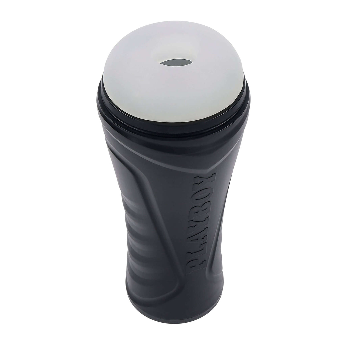 Playboy The Urge Stroker Medium top view showcasing its sleek design and premium textured entry.