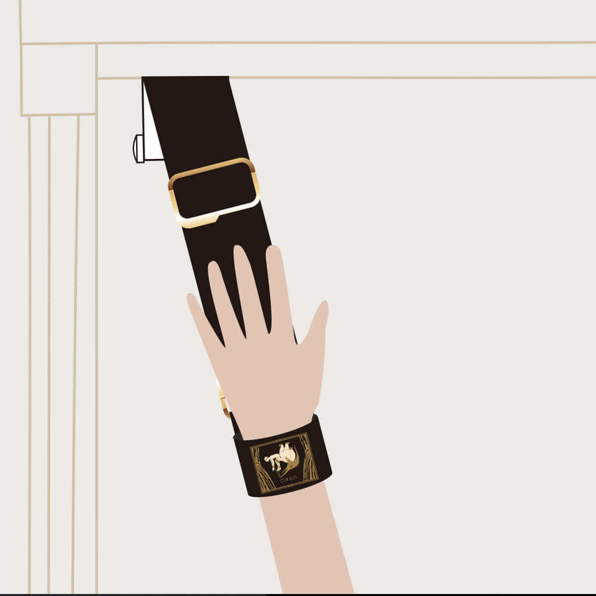 UPKO Over the Door Hand Restraints