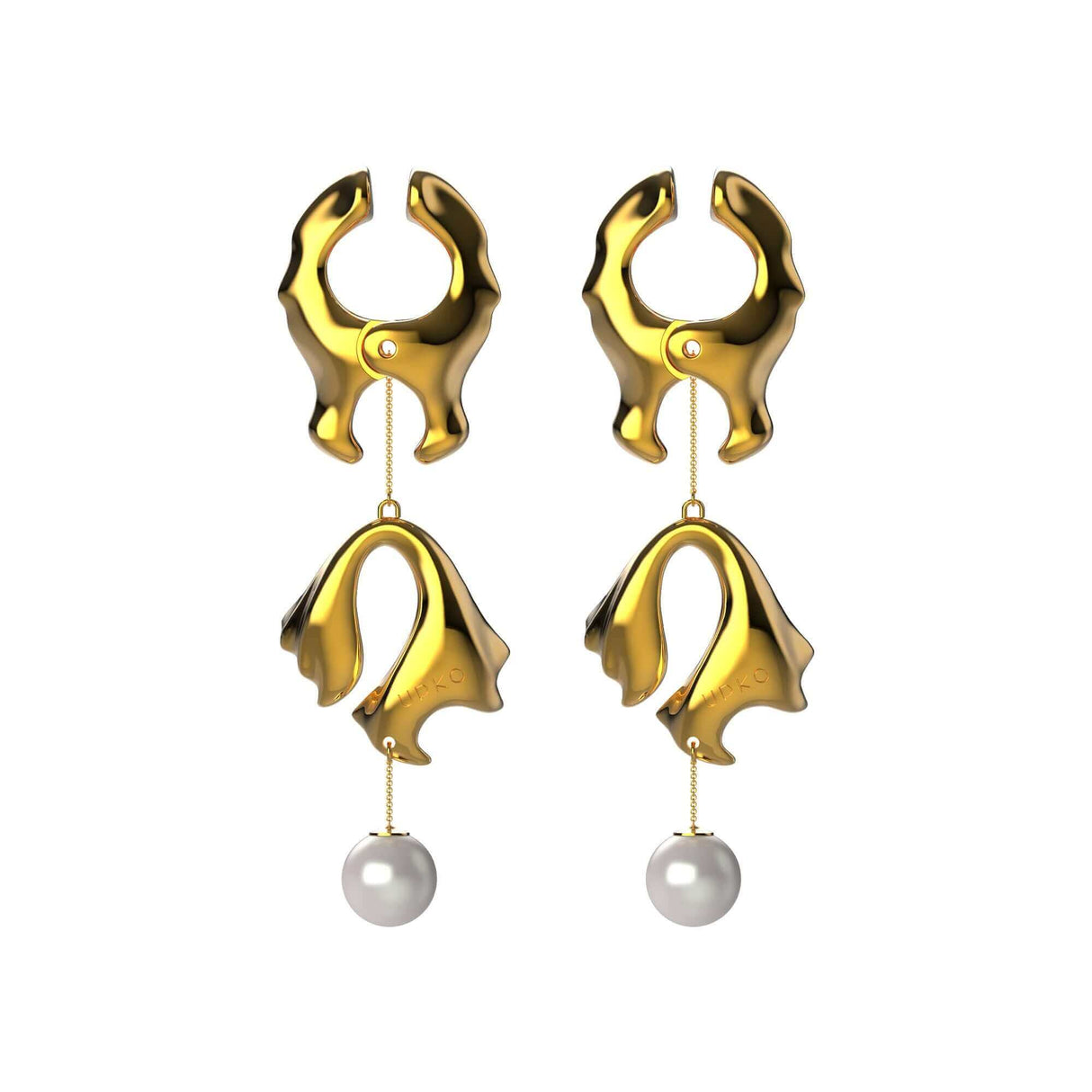"Moist Eyes" Pearl Nipple Clamps