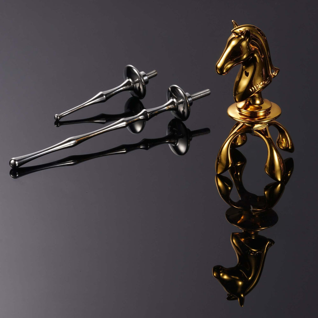 "The Chess" Collection - Knight Urethral Sound 2-piece Plugs Set
