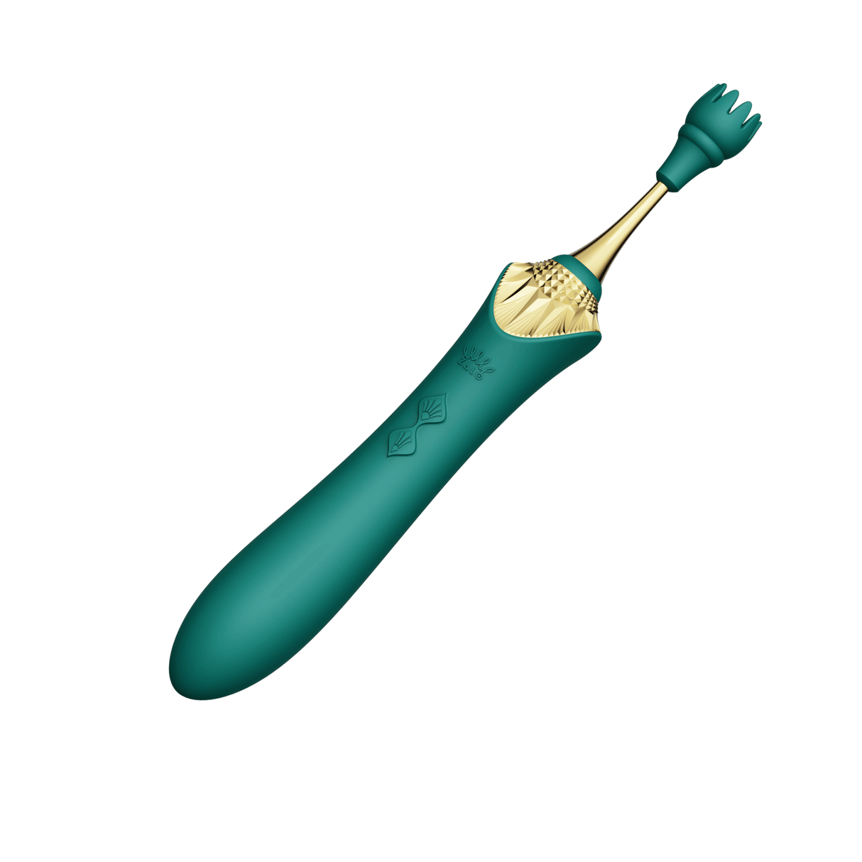 ZALO Bess turquoise green clitoral massager with DirectPower technology for precise stimulation.
