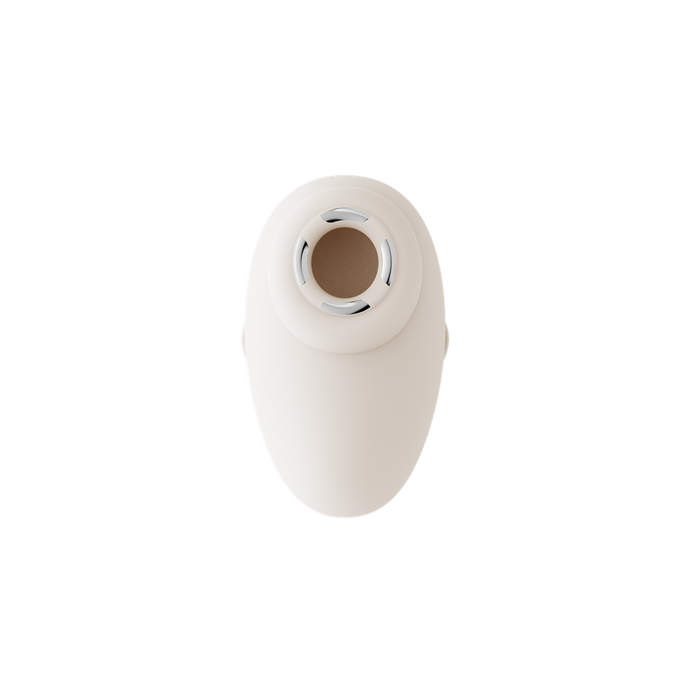 ZALO Deya Wearable Smart Dual Vibrator with App Control top view showcasing the device design.