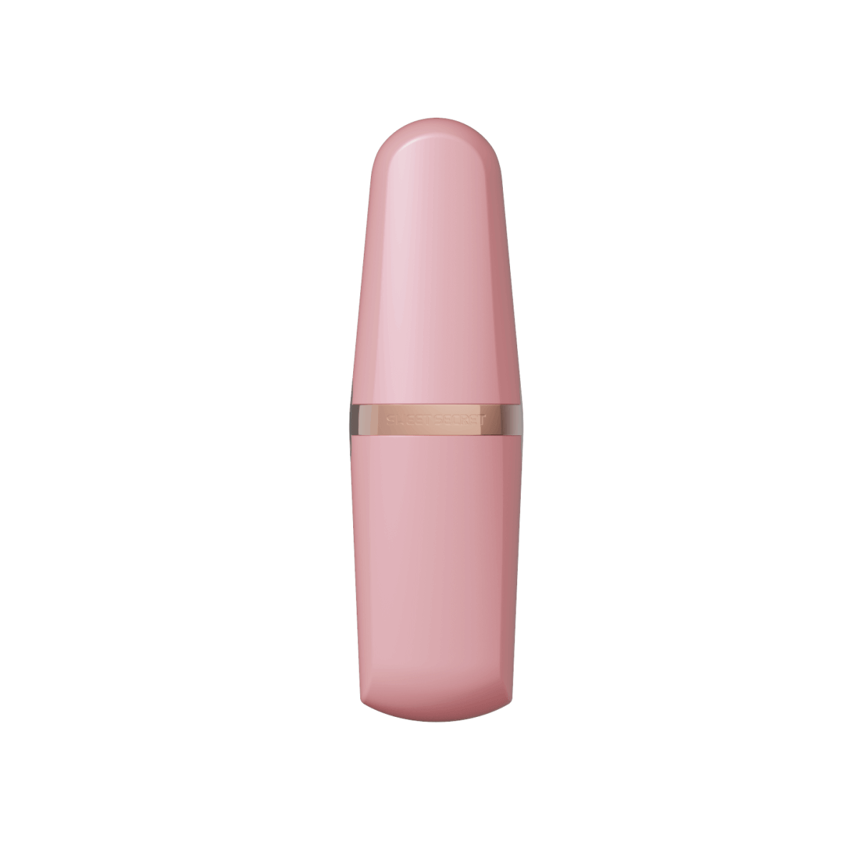 Sweet Secret Dual Massager Pink features elegant design with clitoral suction and powerful vibrations.