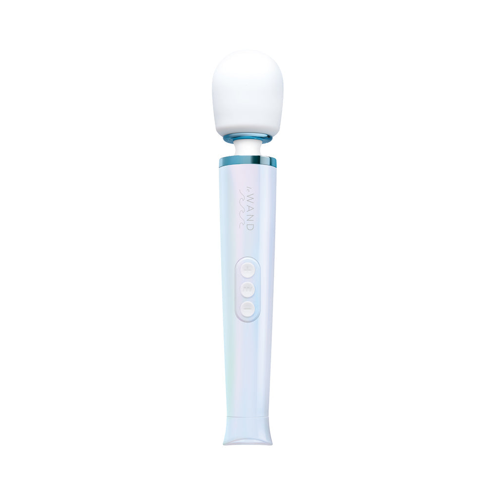 Le Wand Dive Submersible Vibrating Massager Seashell in sleek design for full-body massage.