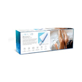 Le Wand Dive Submersible Vibrating Massager Seashell packaging showcasing design and features.