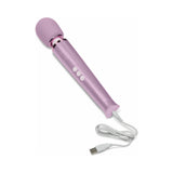 Le Wand Dive Submersible Vibrating Massager Lavender USB rechargeable design with waterproof exterior and control buttons.
