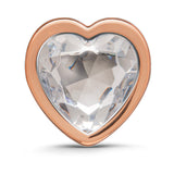 B-vibe Essentials 2-piece Jewel Hearts Anal Training Set heart-shaped jewel plug