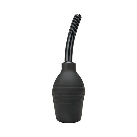 b-Vibe Essentials Enema Douche With Nozzle 310 mL Black for comfortable and discreet pre-play hygiene.