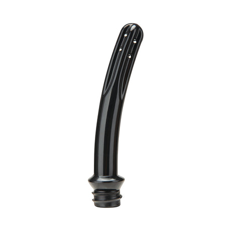 b-Vibe Essentials Enema Douche With Nozzle 310 mL Black - flexible nozzle for comfortable use.