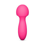 Together Spark On The Go Mini Wand Vibrator in vibrant pink, compact design for pleasure anytime, anywhere.