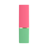Womanizer Beauty Air Pulse Stimulator Green & Pink styled as a discreet lipstick for on-the-go pleasure.