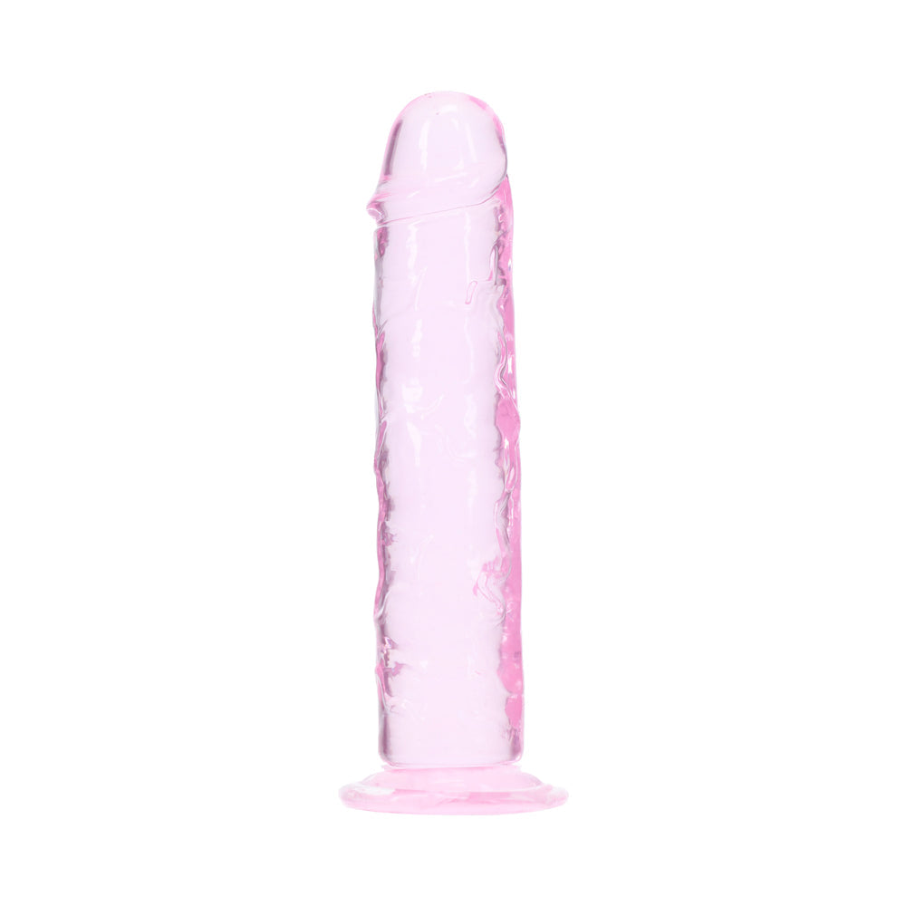 Realrock Realistic Dildo 5 Inch Pink showcasing lifelike design with natural contours and gentle veining for ultimate pleasure.
