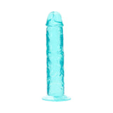 Realrock Realistic Dildo 5 Inch Turquoise displayed against a white background.