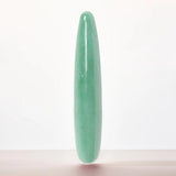 Chakrubs Indian Jade Slim Crystal Dildo made from smooth Indian jade for elegant internal pleasure.