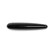 Chakrubs Xaga Slim Non-Phallic Dildo sleek black design for elegant internal pleasure and wellness.