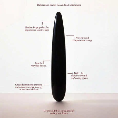 Chakrubs Xaga Slim Non-Phallic Dildo with slender design for beginners and emotional wellness energy.