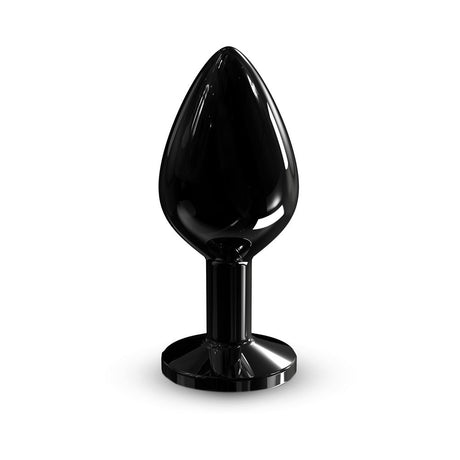 Dorcel Diamond Anal Plug Black Medium, stylish and sleek anal plug designed for comfort and noticeable sensation.