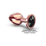 Dorcel Diamond Butt Plug Rose Gold Medium with a bejewelled base and elegant design.