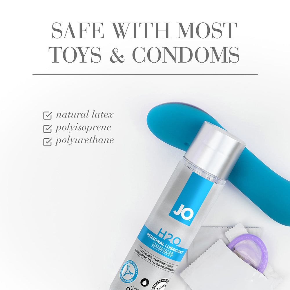 JO H2O Original Water-based Lubricant 2 Oz safe with most toys and condoms