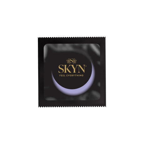LifeStyles SKYN Selection Non-Latex Condoms 12 Pack, sleek black wrapper with SKYN logo.
