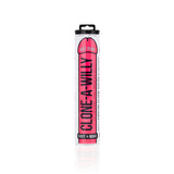 Clone-A-Willy DIY Vibrating Dildo Kit Hot Pink packaging with easy to make instructions.