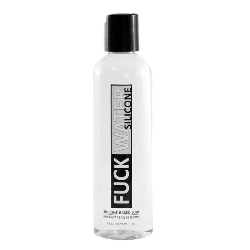 Fuck Water Silicone-based Lubricant 4 Oz bottle featuring a sleek and modern design for enhanced performance.