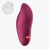Fun Factory Charme Bullet Vibrator Wine Red showcasing its ergonomic design and powerful vibration features.