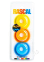Rascal D-Ring Glow X3 Glow In The Dark Cock Rings