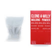 Clone-A-Willy Molding Powder Refill 3.3 Oz packaging and powder pouch for personalized molding.