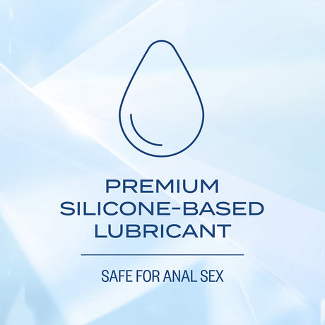 K-Y True Feel Premium Silicone Gel Lubricant 1.5 Oz, premium silicone-based lubricant, safe for anal sex.