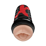 PDX Elite Air Tight Oral Stroker Beige is a premium textured sleeve for a realistic feel and controlled suction.