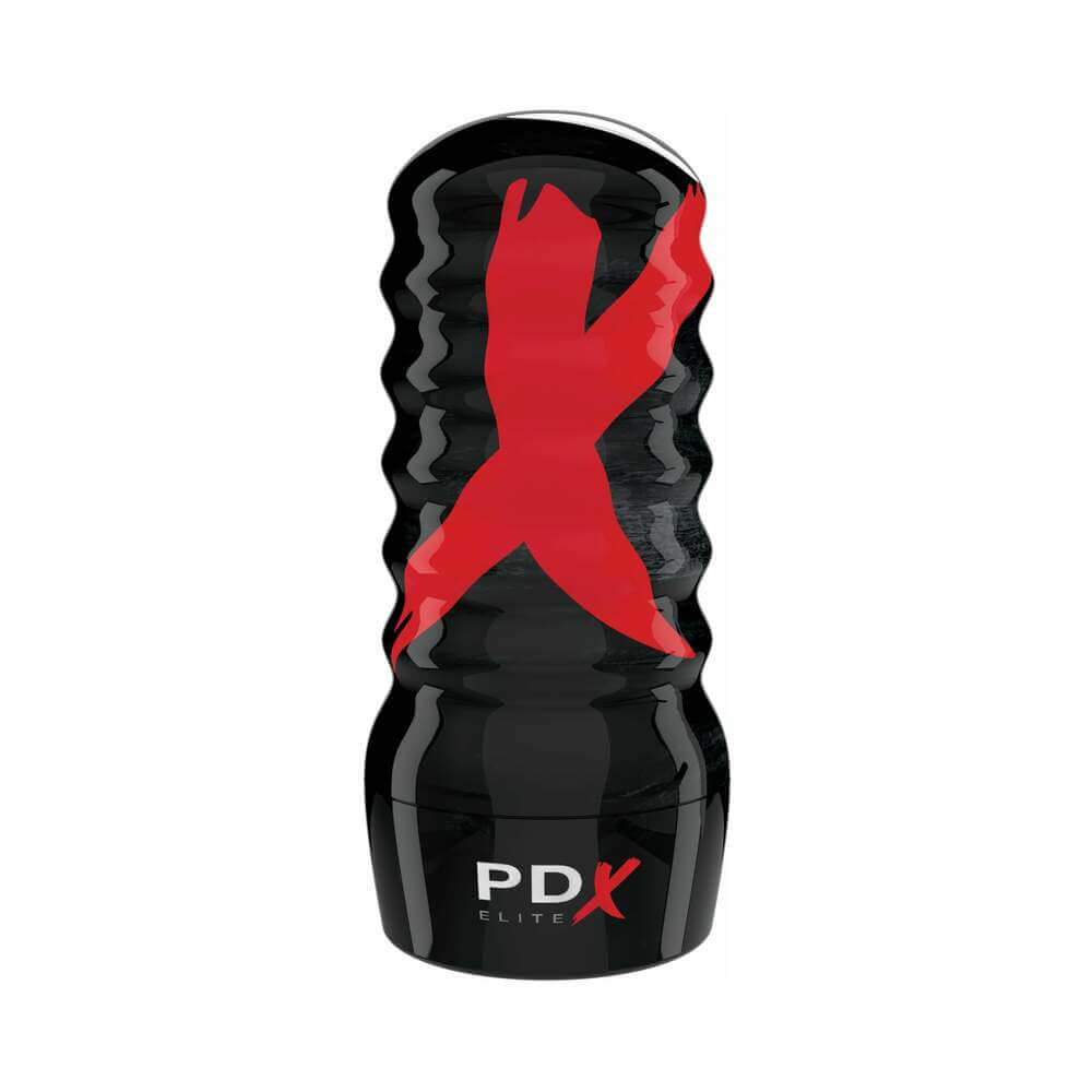 PDX Elite Air Tight Oral Stroker Beige, premium textured sleeve for a realistic feel and controlled suction.