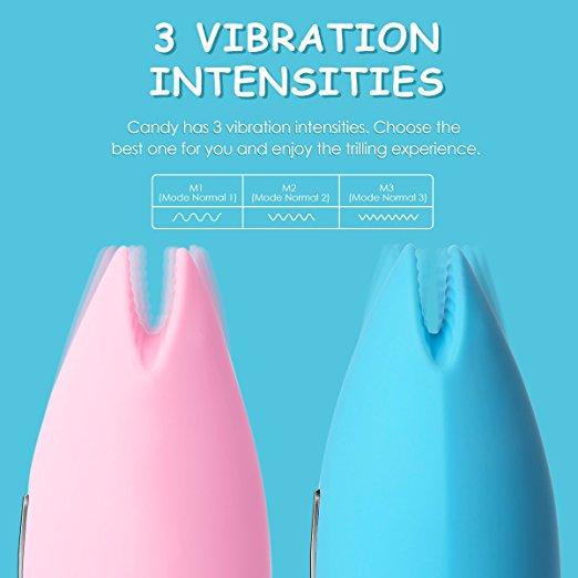 SVAKOM SVAKOM Candy 3-function Rechargeable Silicone Massager with Moving Lips Pale Pink at $49.99