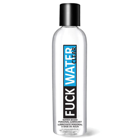 Fuck Water-based Clear Lubricant 4 Oz bottle, water-based personal lubricant for smooth and reliable lubrication.