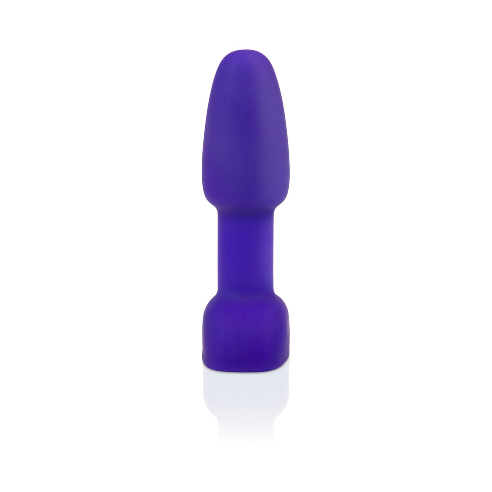 b-Vibe Rimming Petite Remote Control Butt Plug Purple displayed in sleek design and vibrant color.