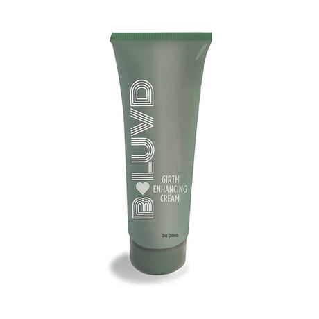 B-luvd Girth Enhancing Cream 2 Oz tube with a modern design and bold lettering.