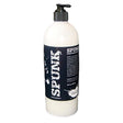 Spunk Lube Hybrid Personal Lubricant 32 Oz bottle with pump, creamy water-based and silicone formula for smooth glide.