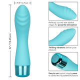 CalExotics Eden Ripple Green G-Spot Vibrator - Image 3