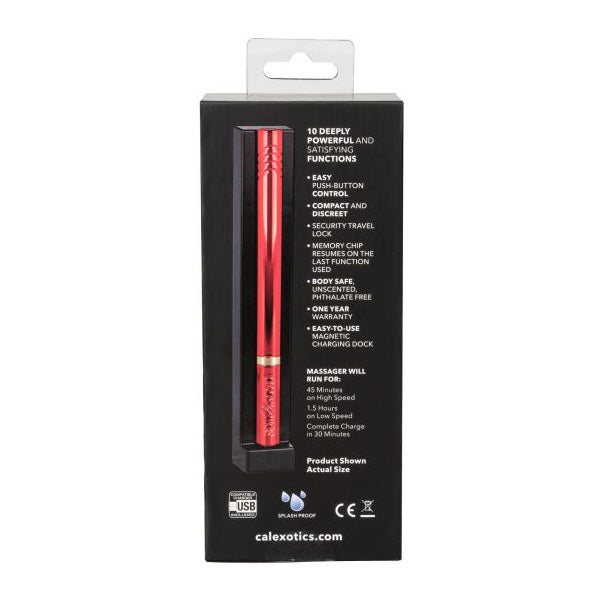 CalExotics Hidden Pleasures Bullet Vibrator Red - Image 2